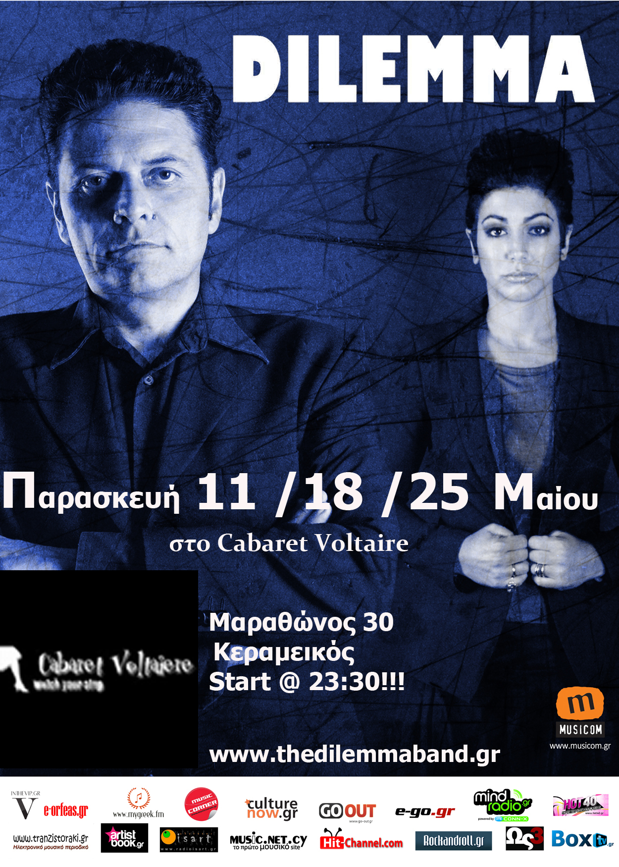 CABARET VOLTAIRE – 25/05/12 – Dilemma Live – Athens